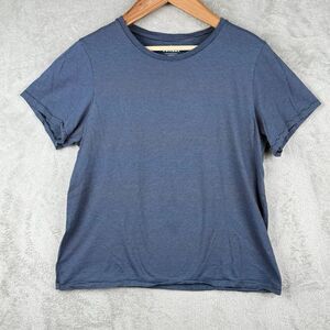 Bombas Shirt‎ Mens XL Navy Stripe Short Sleeve 100% Peruvian Pima Cotton Casual